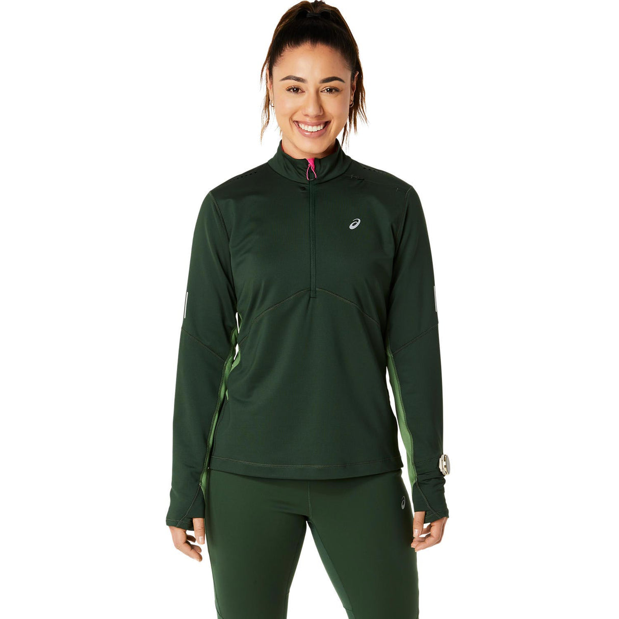 Asics Womens Winter Run HZ Midlayer Gree