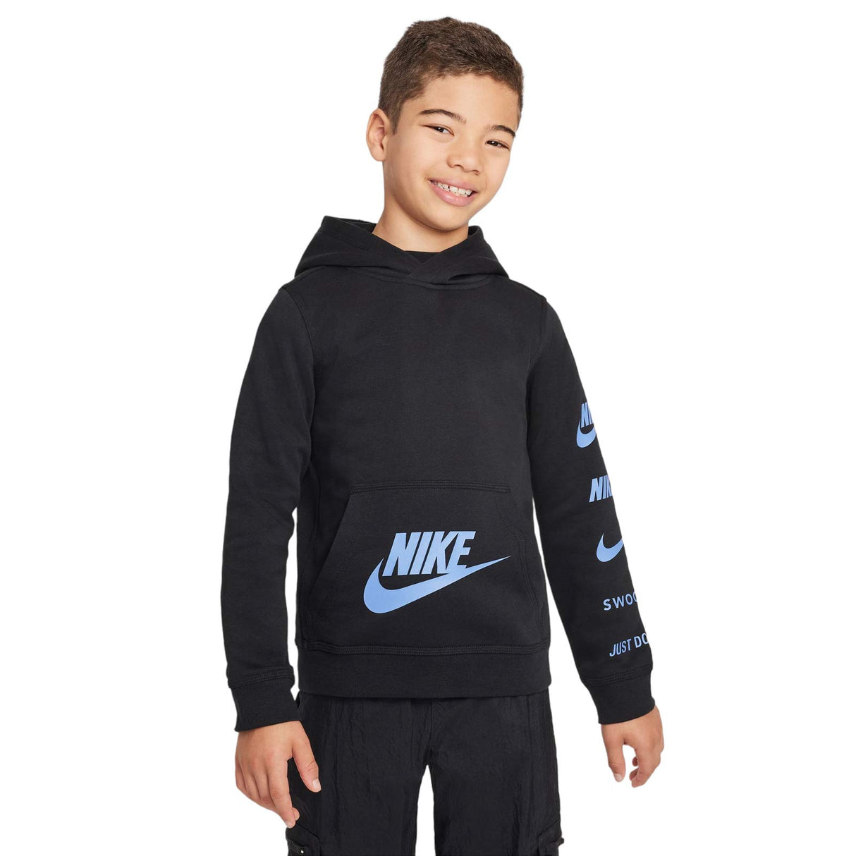 Nike Boys NSW SI FLC BB PO Hoody Black