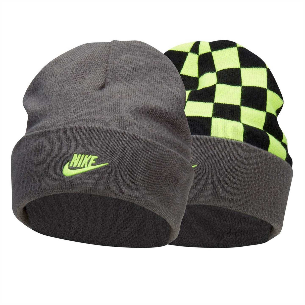 Nike Kids Reversible Beanie Grey
