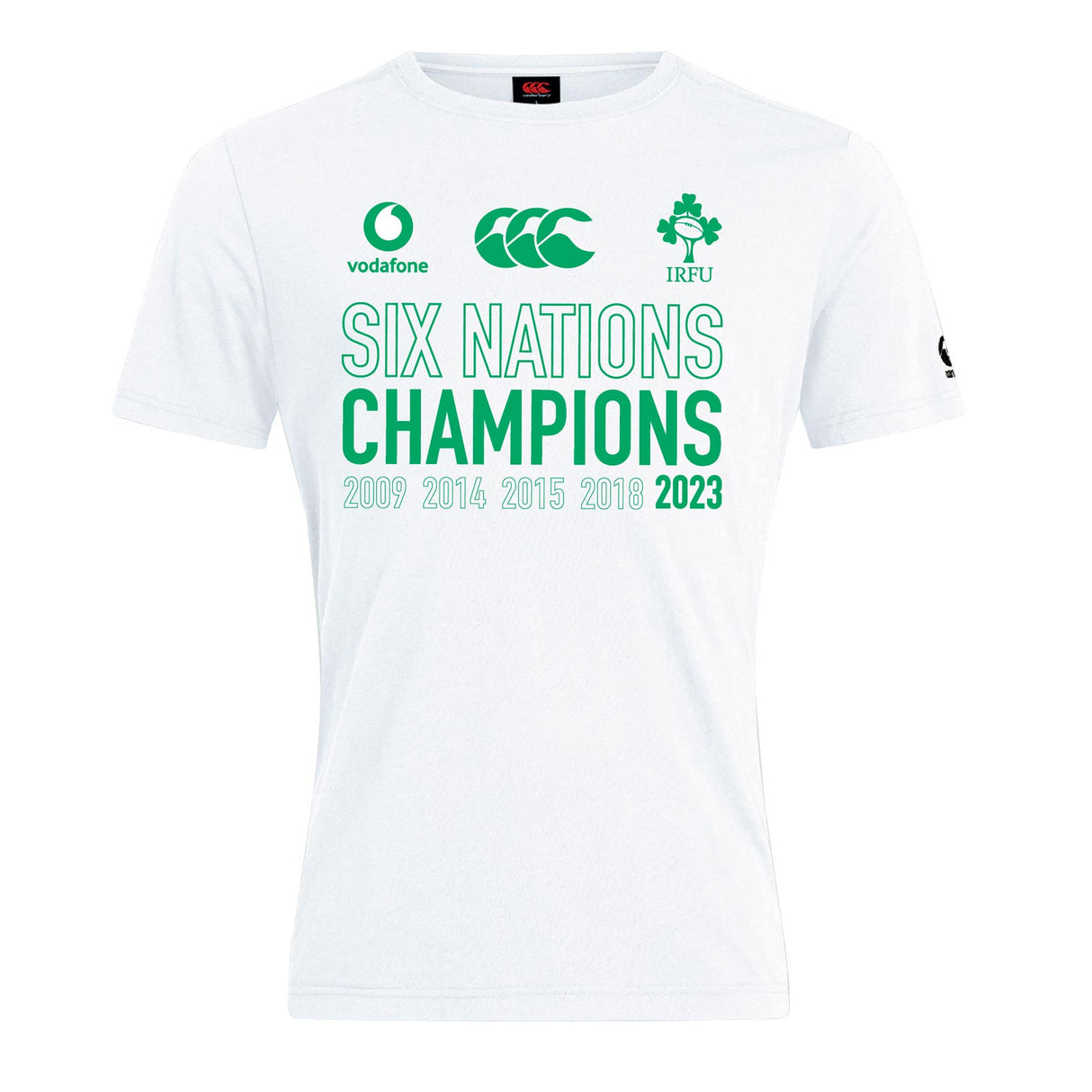 CCC IRFU Grand Slam Winners Tee White