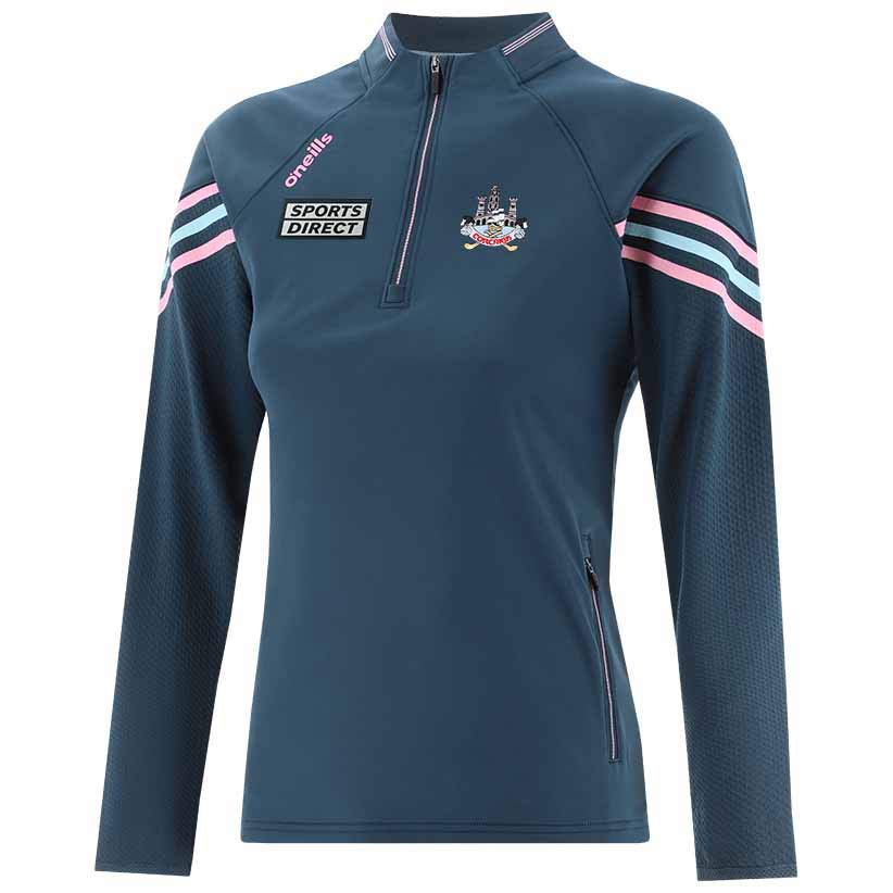 O'Neills Cork Weston Girls HZ Top Green