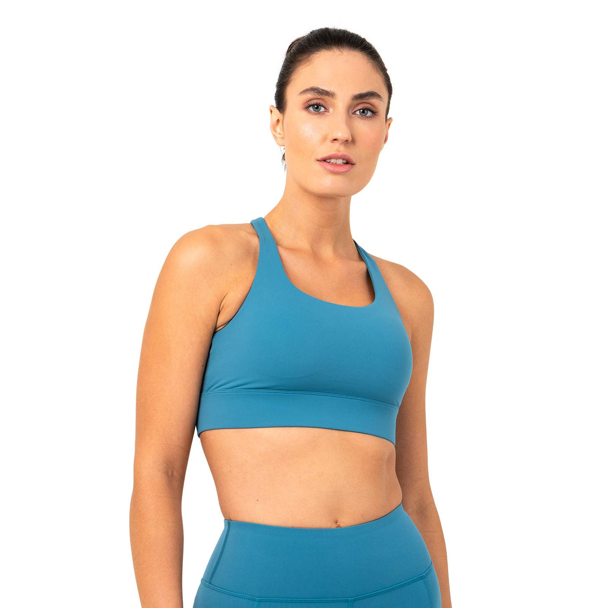 Bodylogic JS Soul Cross Back Bra Teal
