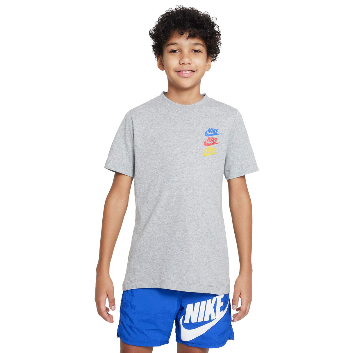 Nike Boys NSW SI Graphic Tee Grey
