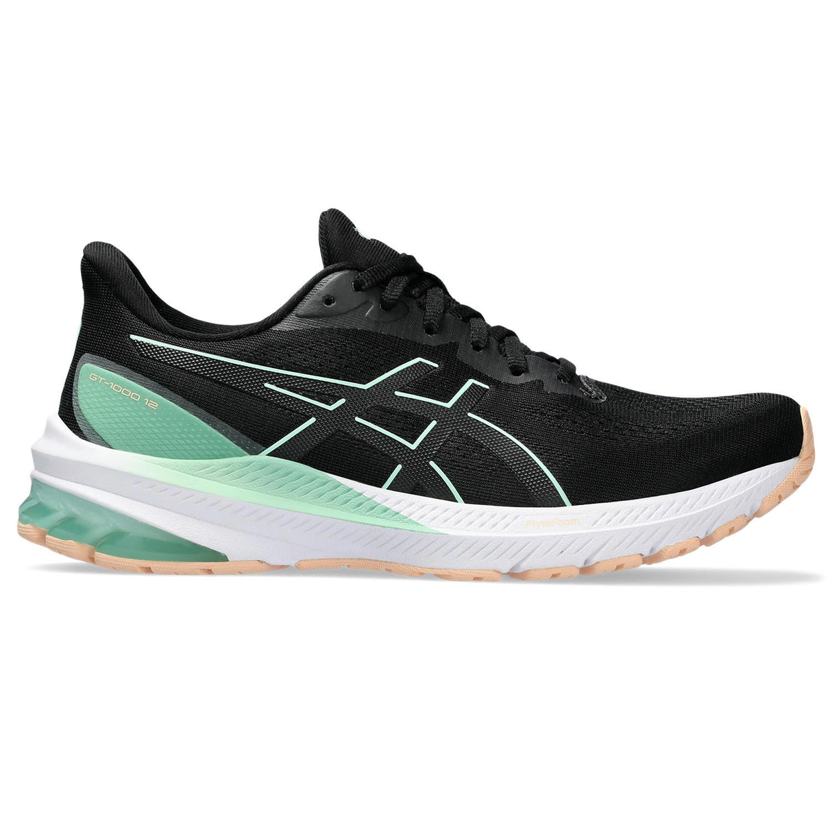 Asics GT-1000 12 Womens Black/Green