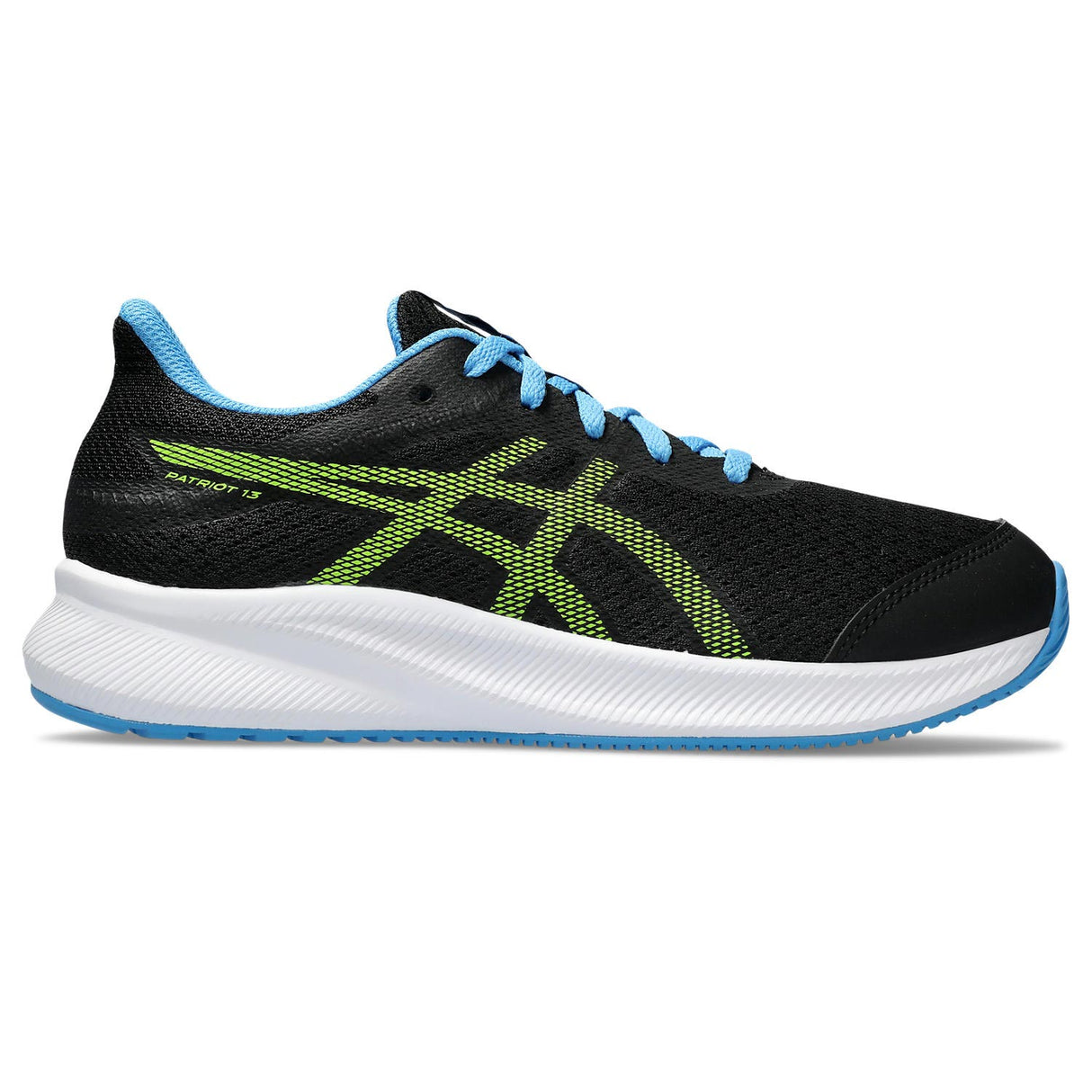 Asics Patriot 13 Kid Boys Black/Lime