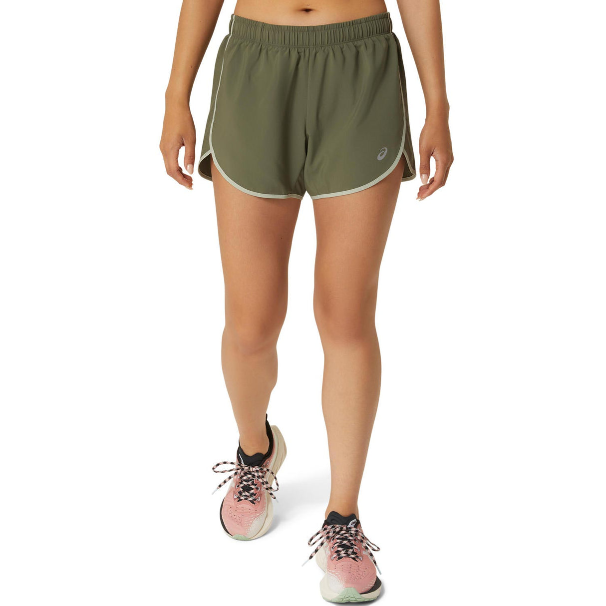 Asics Womens Icon 4in Short Green