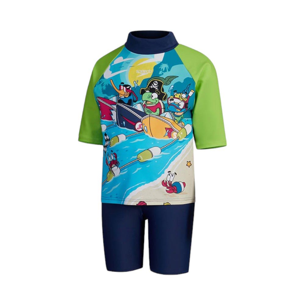 Speedo Boys L2S Sun Protect Set Blue