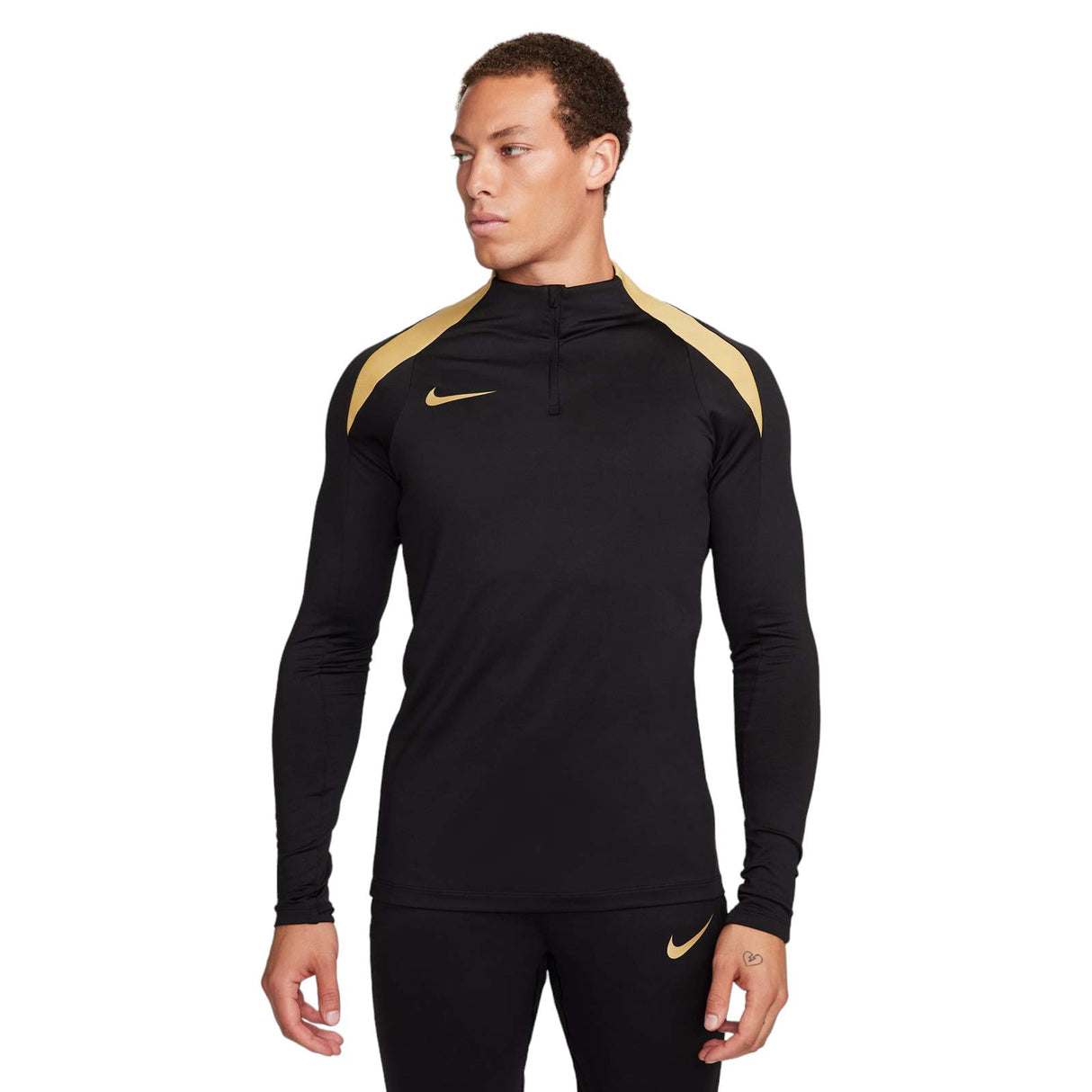 NIKE MENS DF STRK DRIL TOP BLACK
