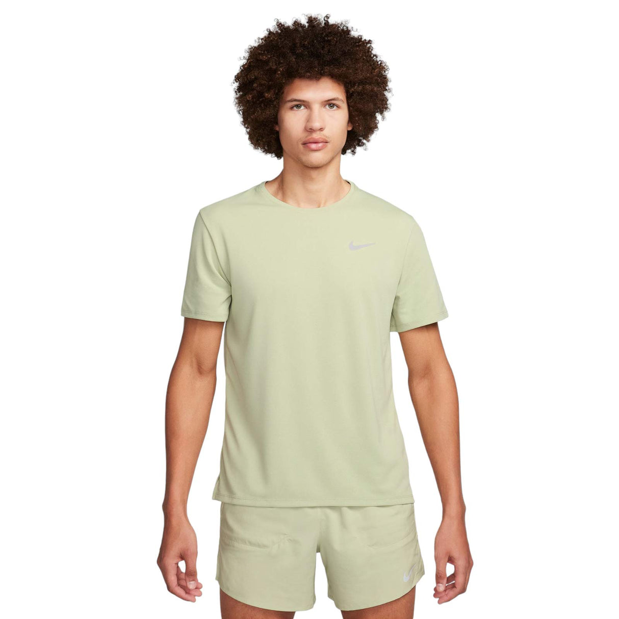 NIKE MENS DF UV MILER SS GREEN