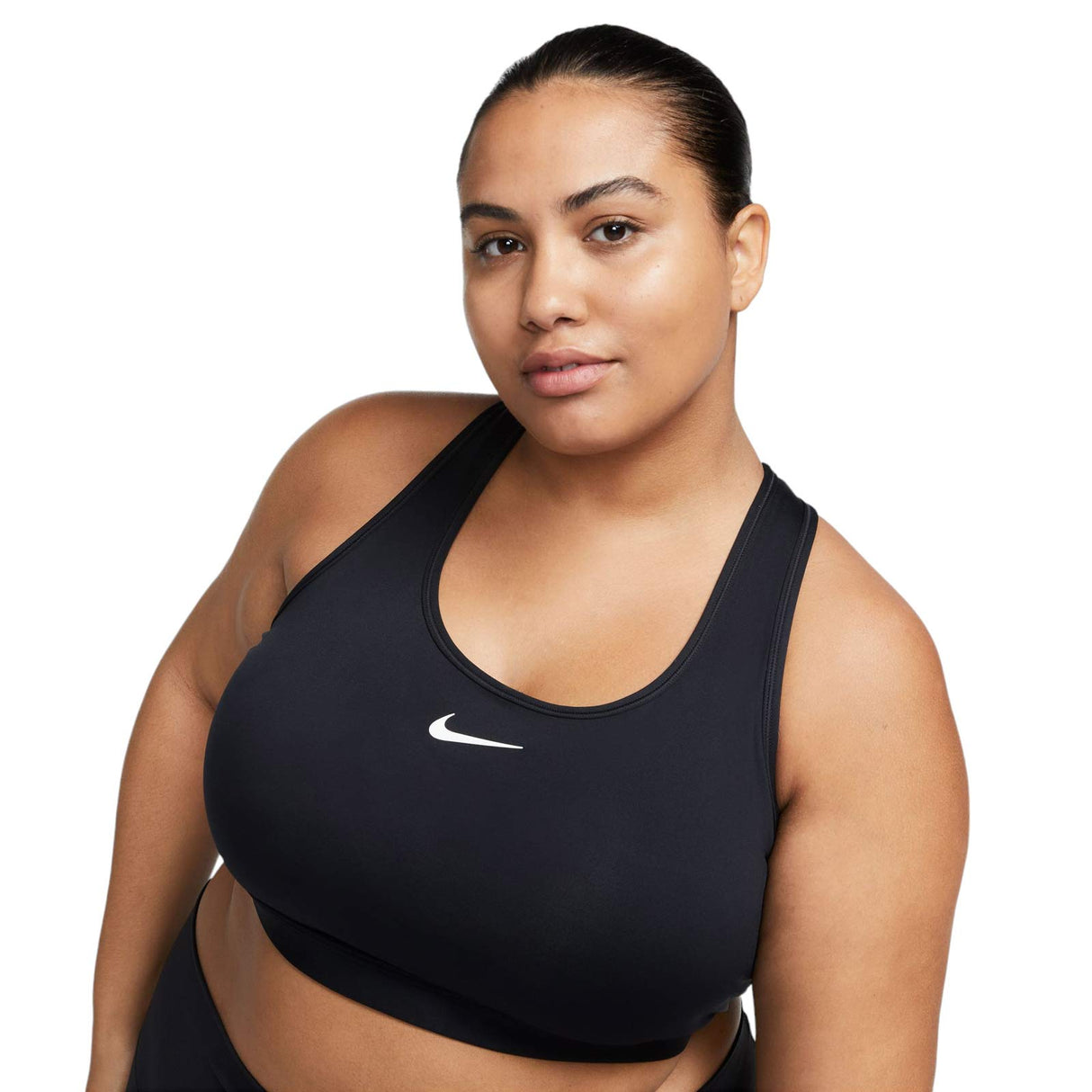 Nike Wmns Swoosh Med Sup Bra Black
