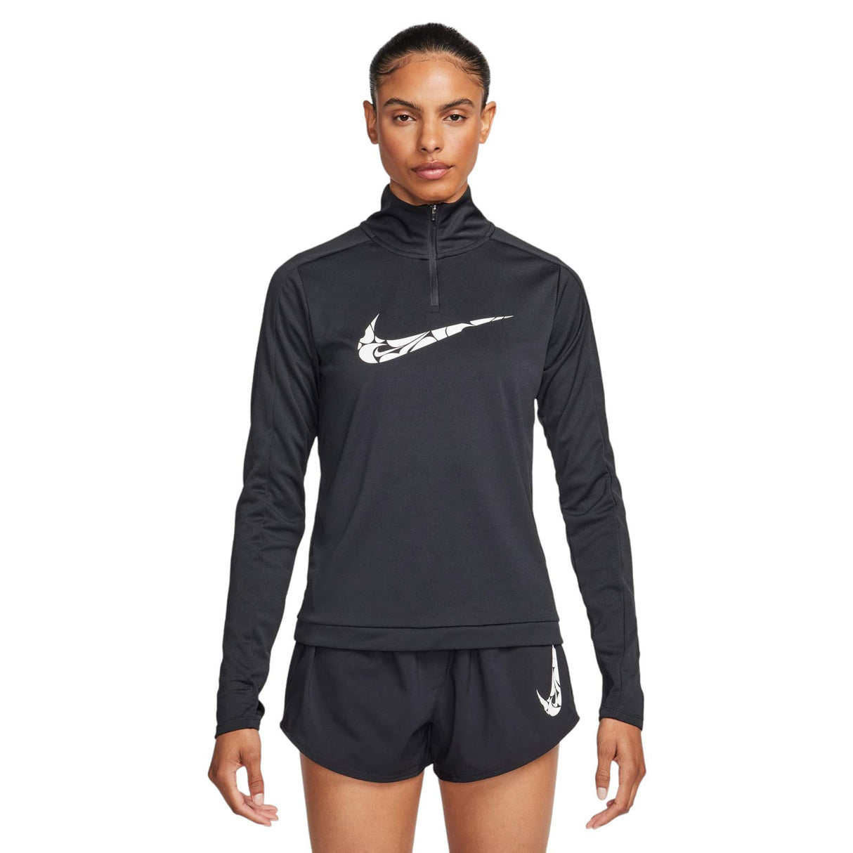 Nike Wmns Swoosh HBR DF HZ Mid Black