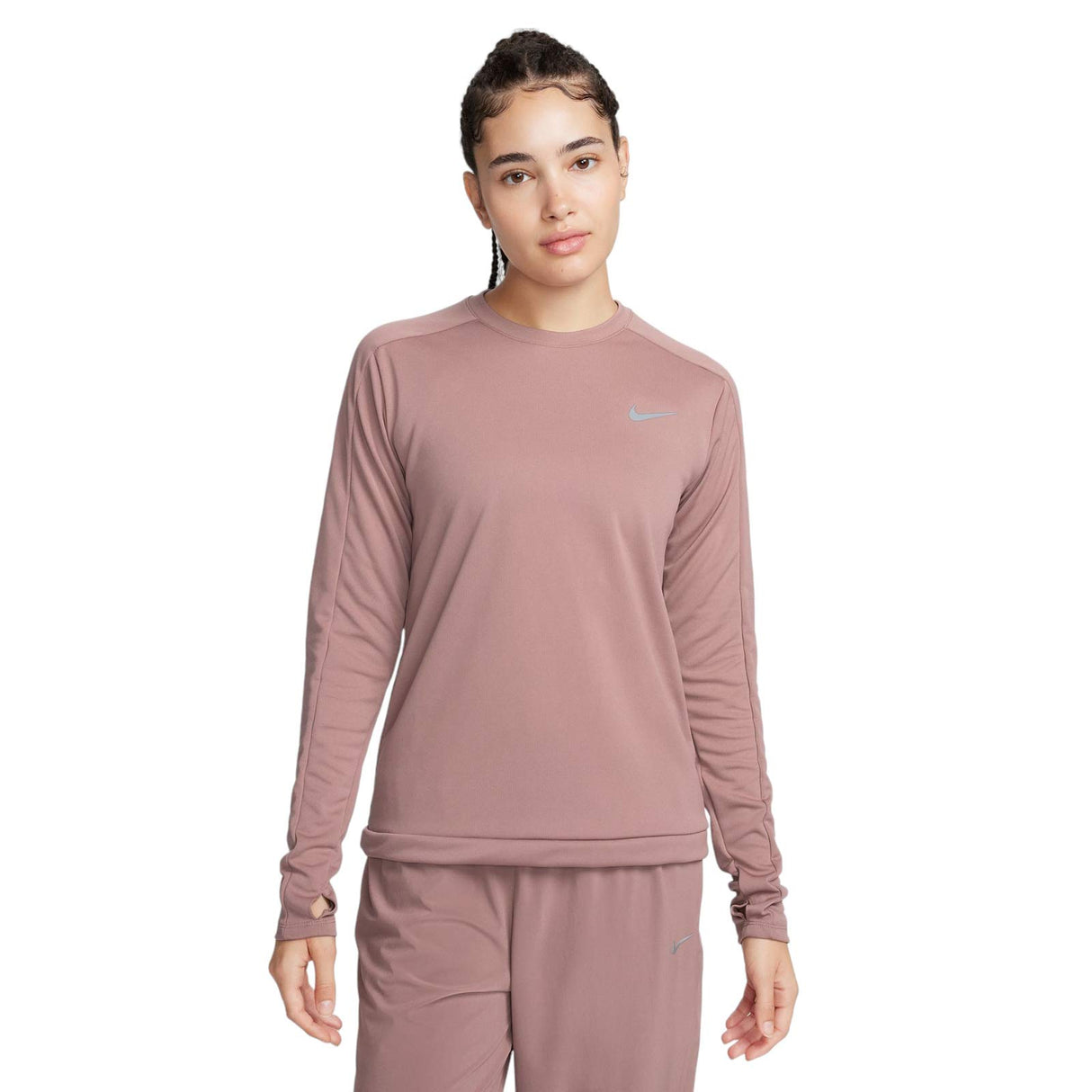 Nike Wmns DF Pacer Crew Brown