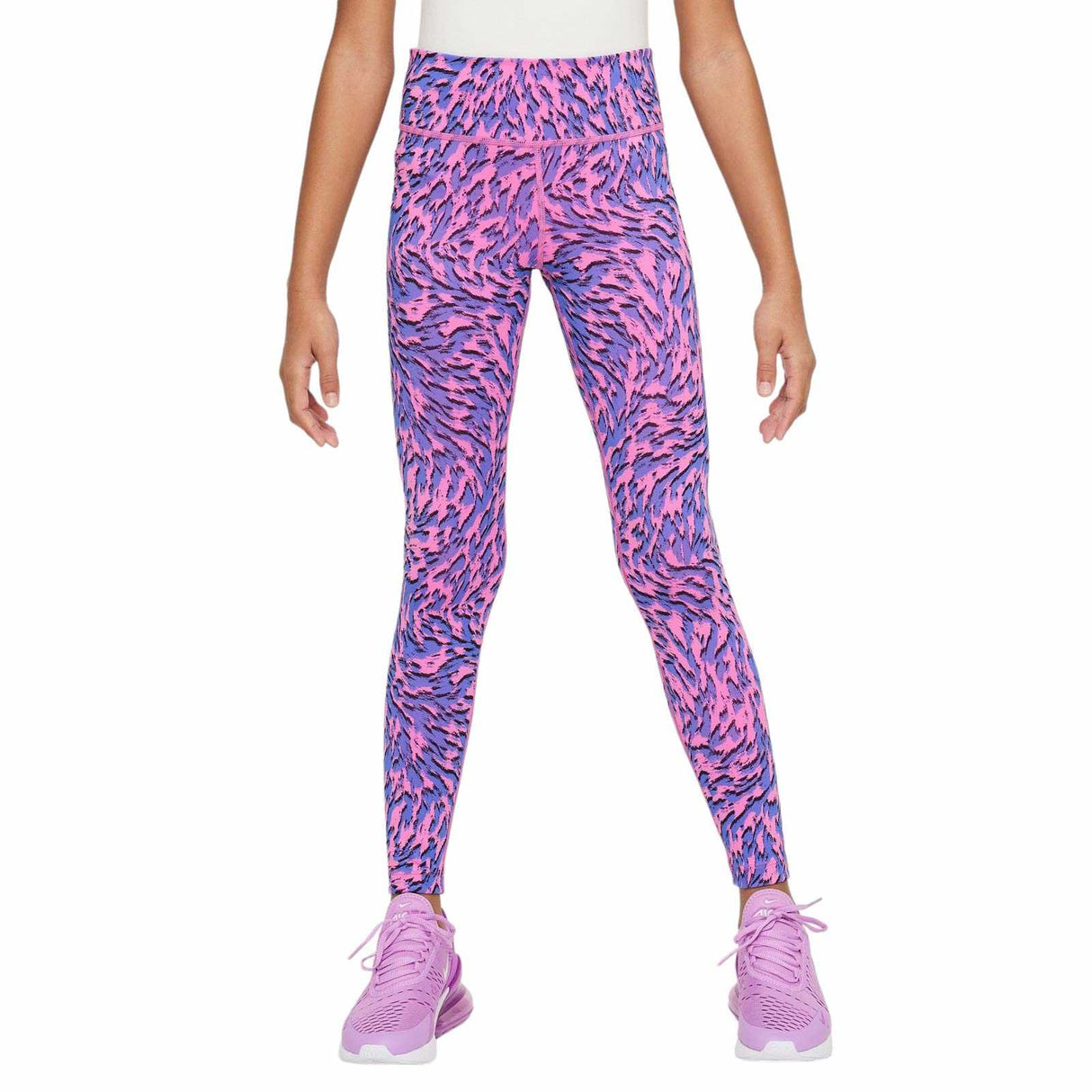 NIKE GIRLS DF ONE TIGHT VNR PINK