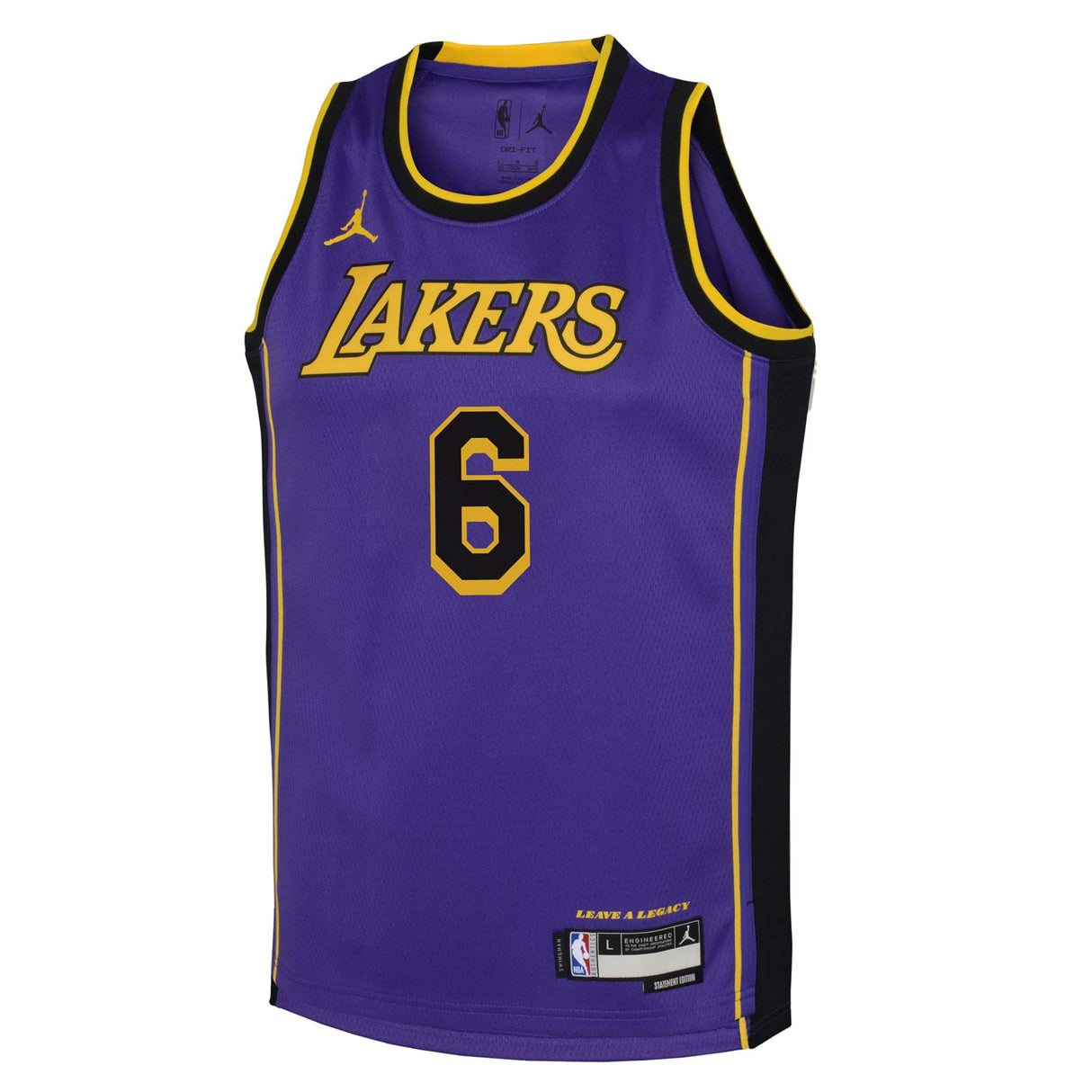 JORDAN Lakers LeBron St Kids Jersey Pur