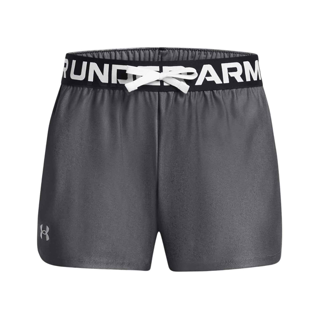 UA Girls Play Up Solid Shorts Green
