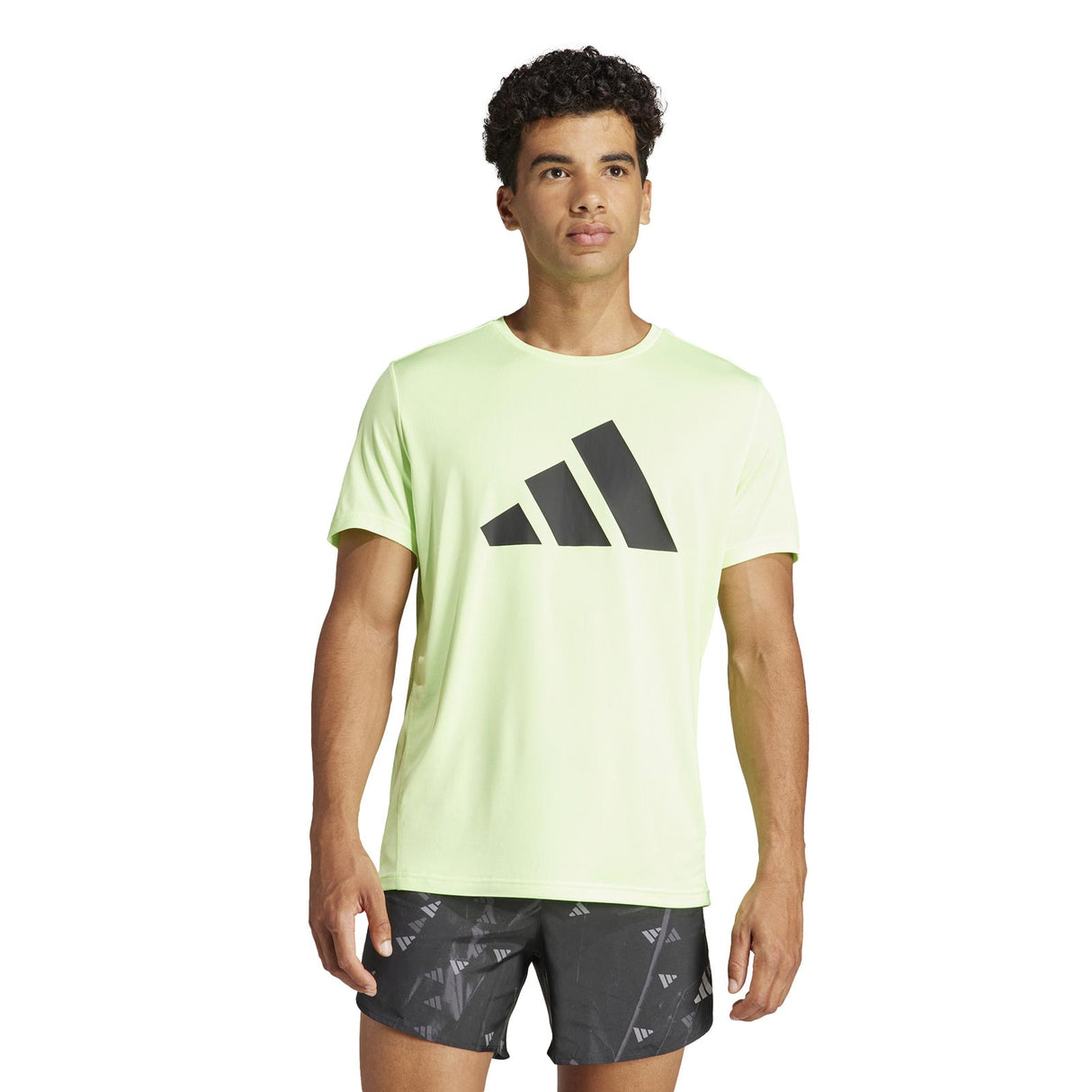 adidas Mens Run It Tee Green