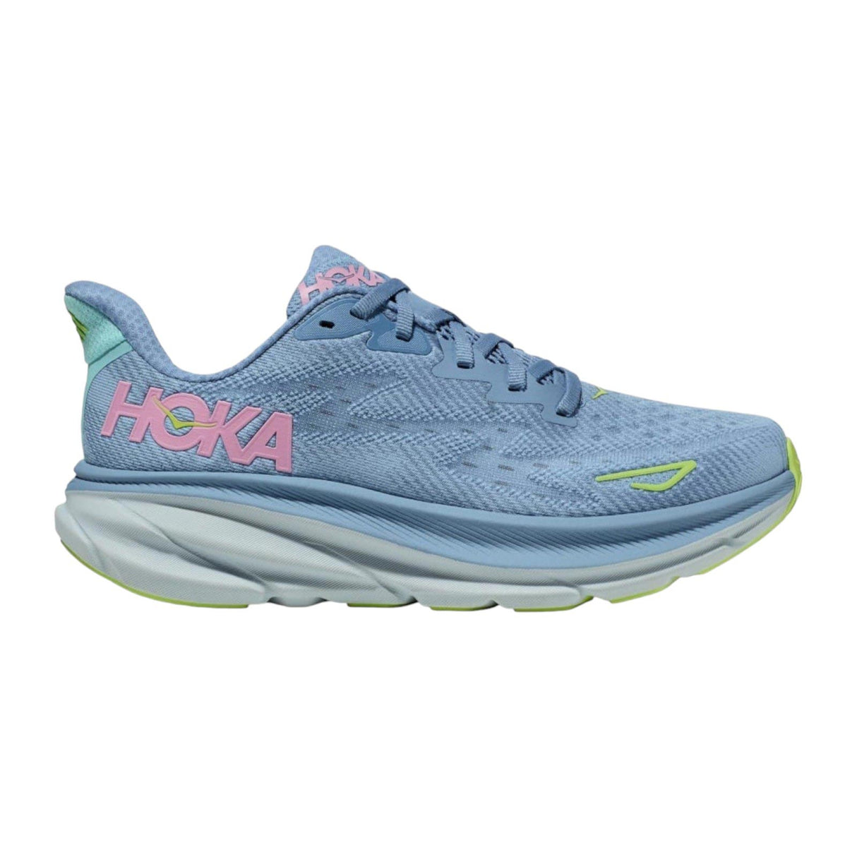 Hoka Clifton 9 Womens Blue/Pink