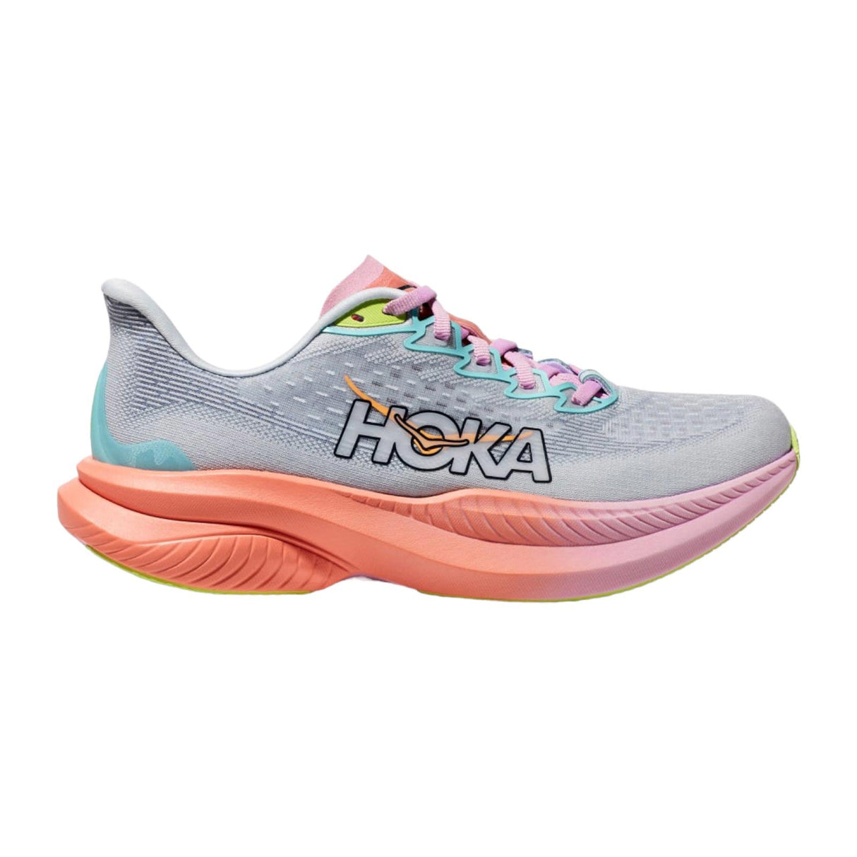 Hoka Mach 6 Womens Grey/Orange