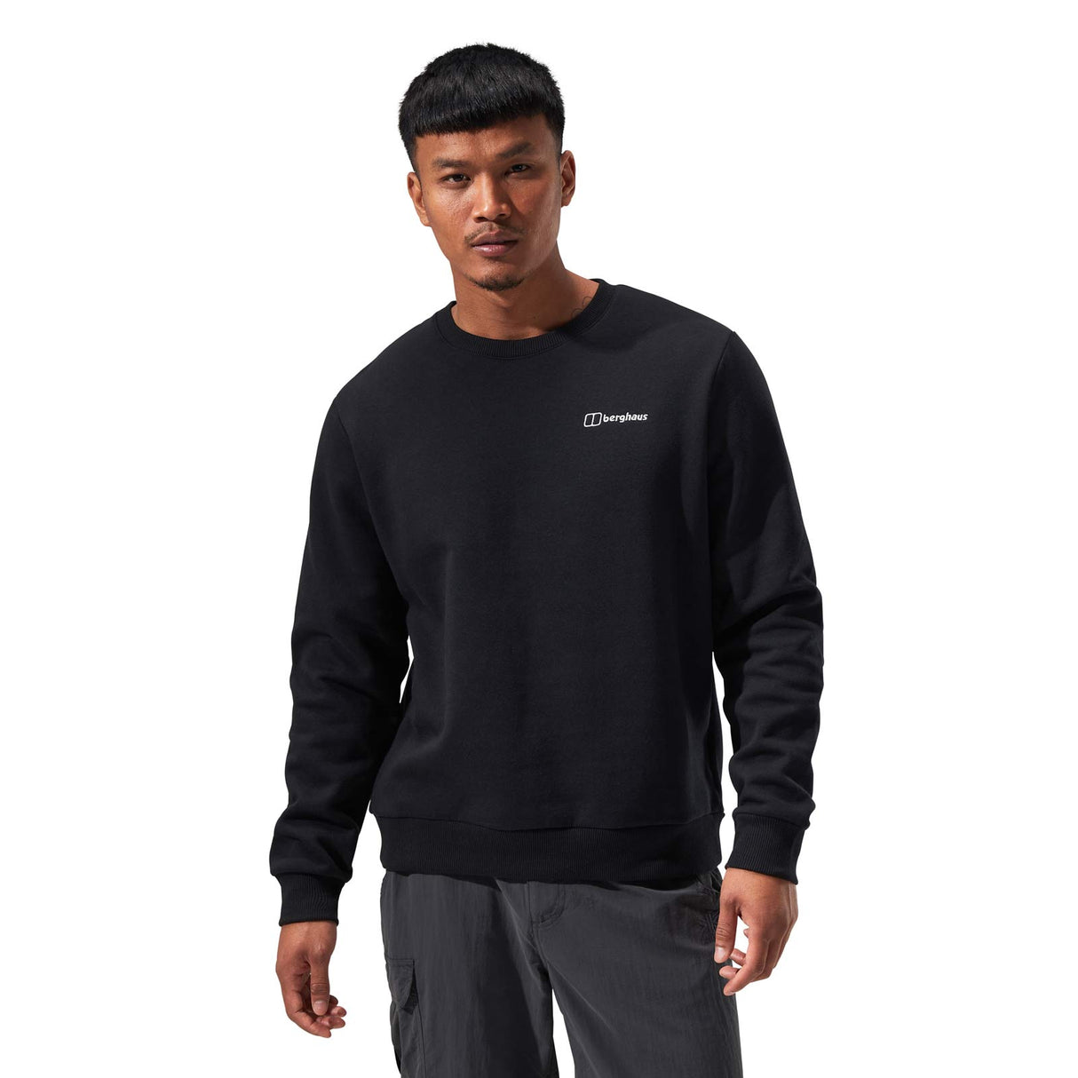 Berghaus Logo Mens Crew Black