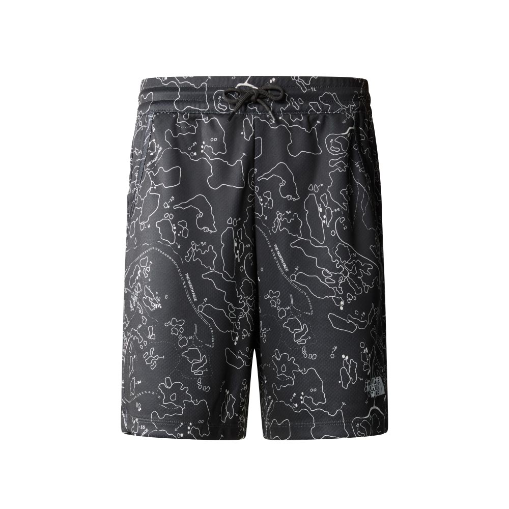 TNF Never Stop Boys Print Short Grey