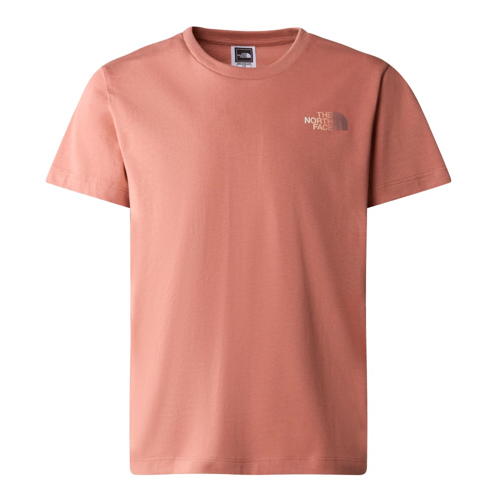 TNF SS Relaxed Graphic Girls Tee 2 Pink