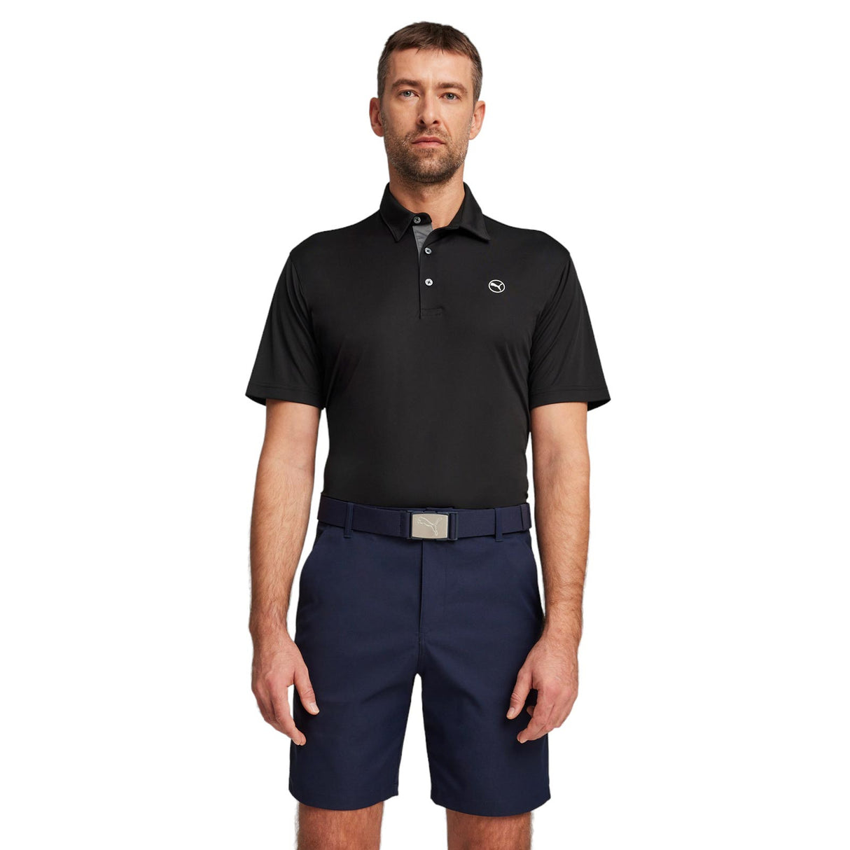Puma Pure Solid Polo Black