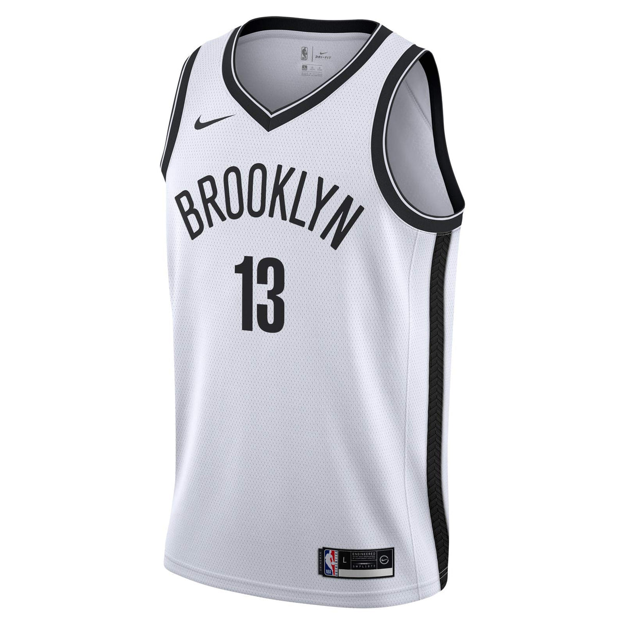 Nike Brooklyn Net James Kid Jersey White