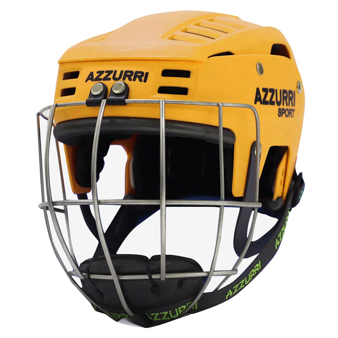 Azzurri Hurling Helmet Yellow