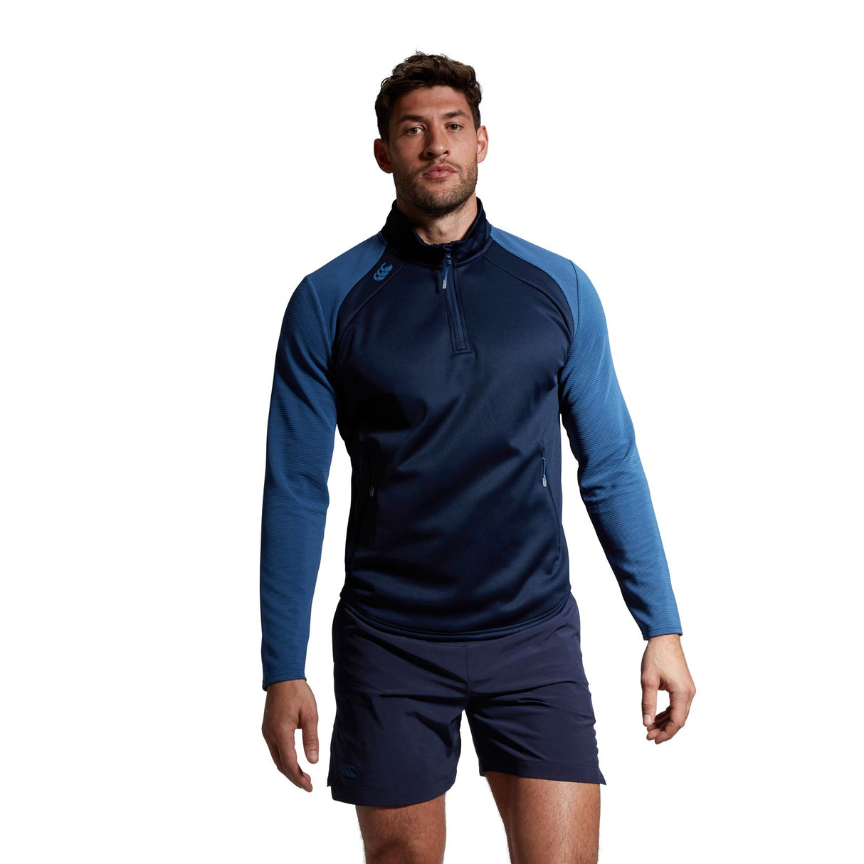 Canterbury Mens Elite QZ Top Navy