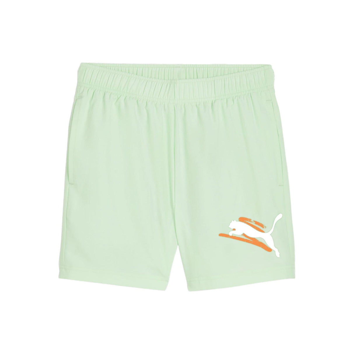 Puma Men ESS LOGO LAB 5In Wvn Shorts Grn