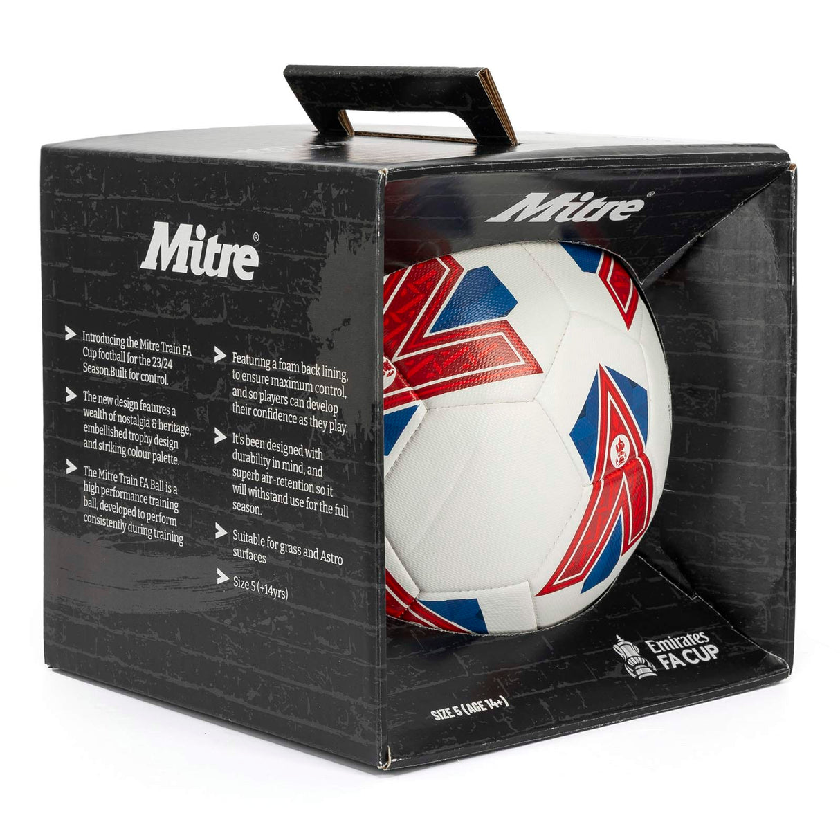 Mitre FA Cup 23/24 Boxed football 5 Wht