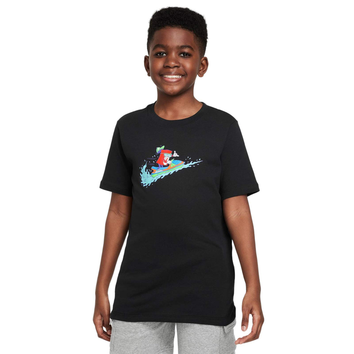Nike Boys NSW Boxy 1 Tee Black
