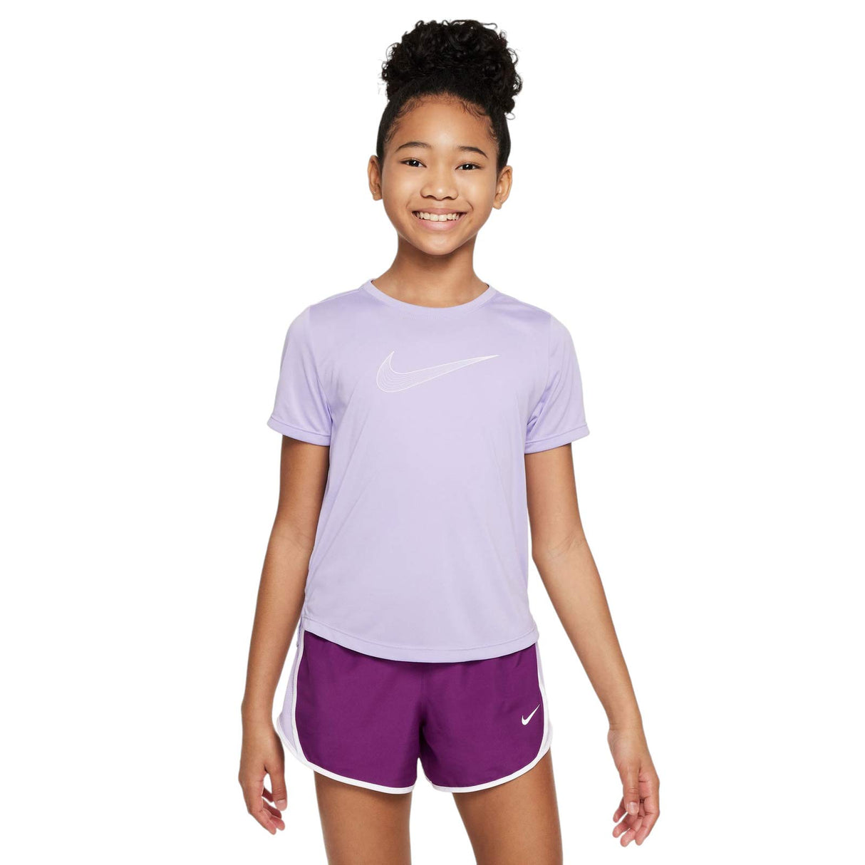 Nike Girls DF One GX SS Top Purple