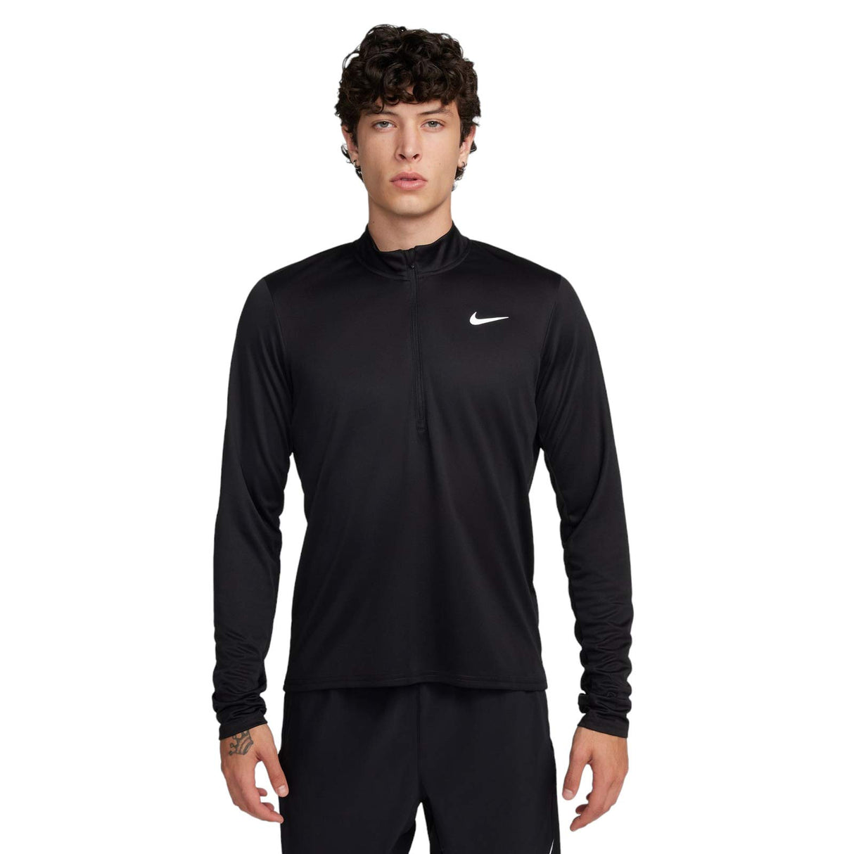 Nike Mens DF Pacer HZ Top Black