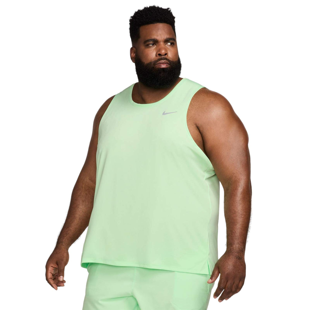 Nike Mens DF Miler Tank Green