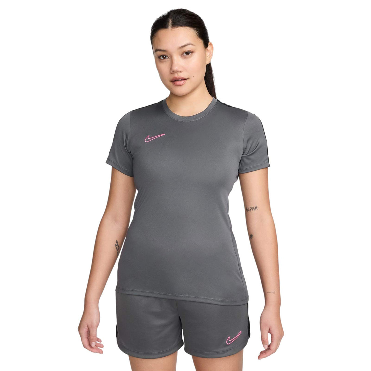 Nike Wmns DF ACD23 Branded SS Top Grey
