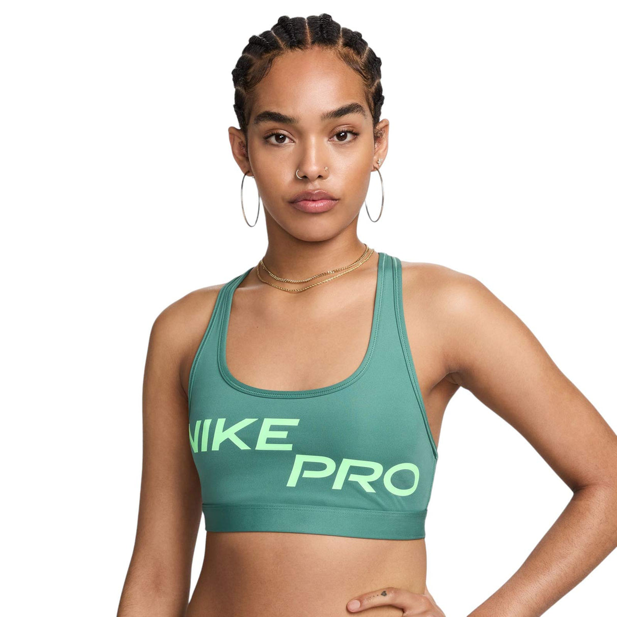 Nike Wmns DF NP SWSH LGT SPT GRX Bra Grn