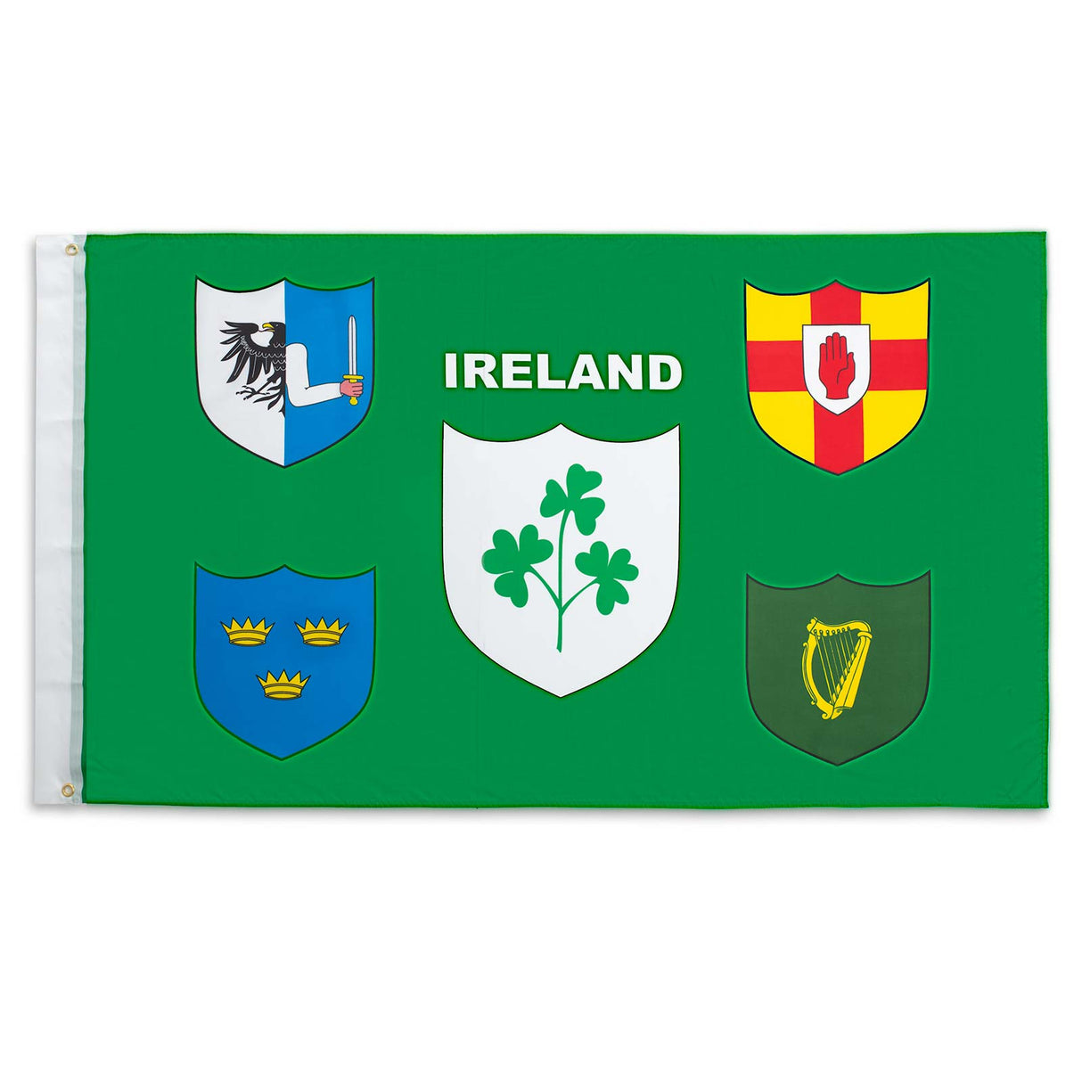 TCF Ireland Rugby Province 5*3 Flag Grn