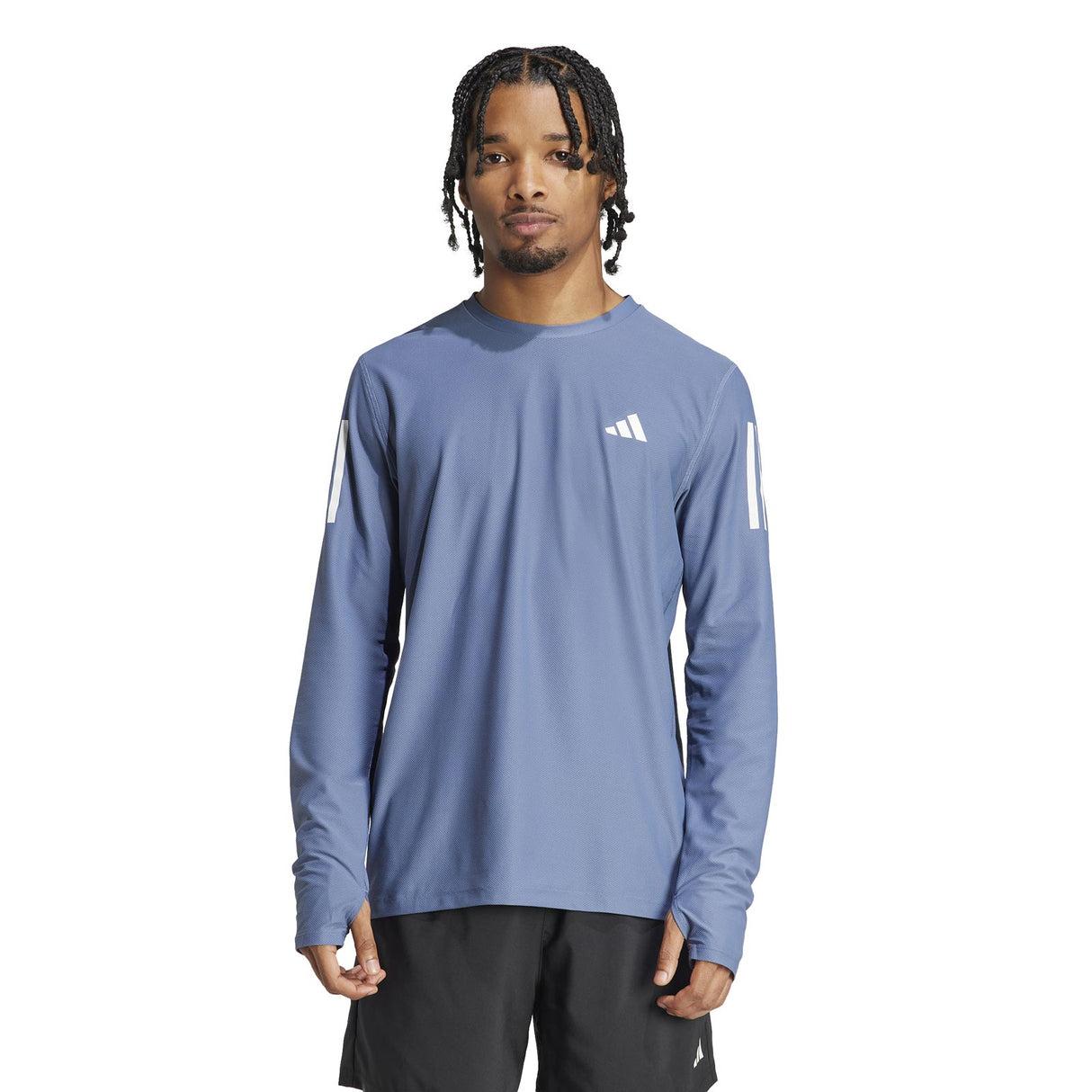 adidas OTR Mens LS Tee Blue