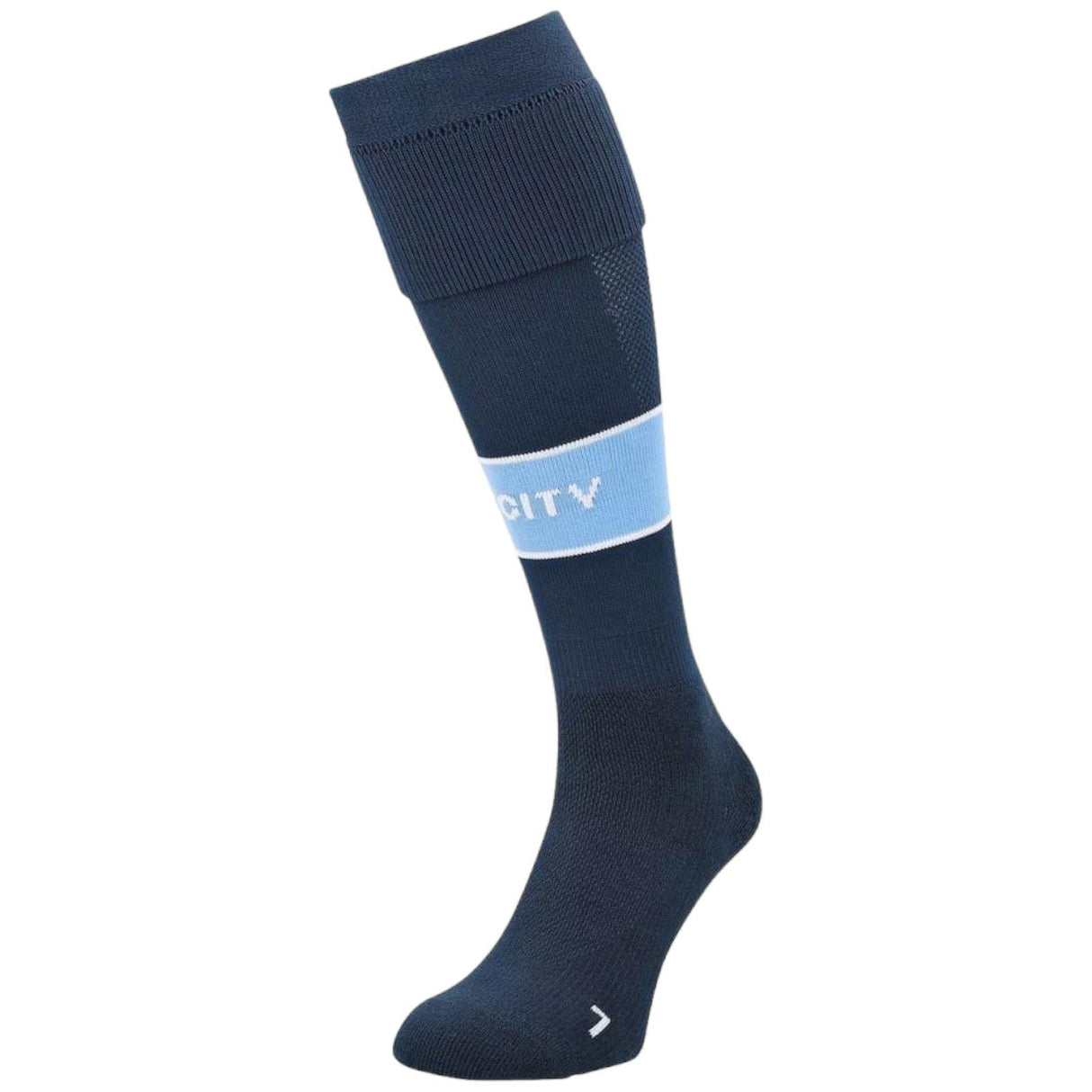 Puma MCFC 24 Kids Home Graphic Sock Blue