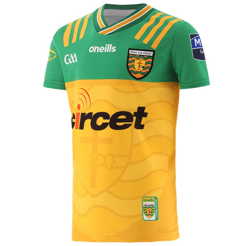 O'Neills Donegal 24 Home Kids Jsy Yellow