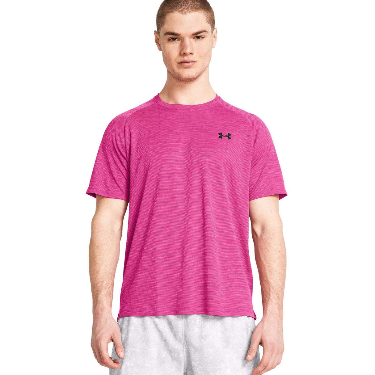 Under Armour Tech Textured SS Pink