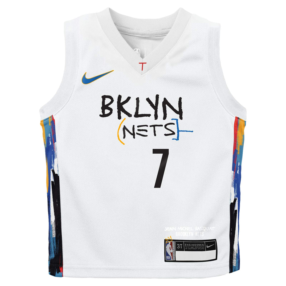 Nike Nets Durant CE Jr Jersey White