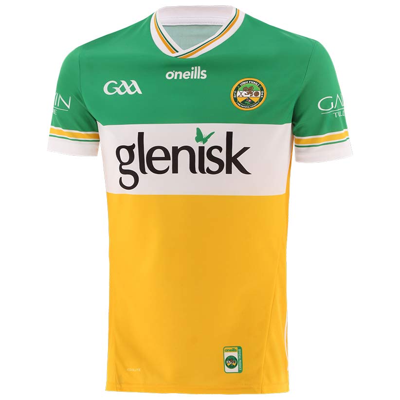 O'Neills Offaly 24 Home Plyr Fit Jsy Grn