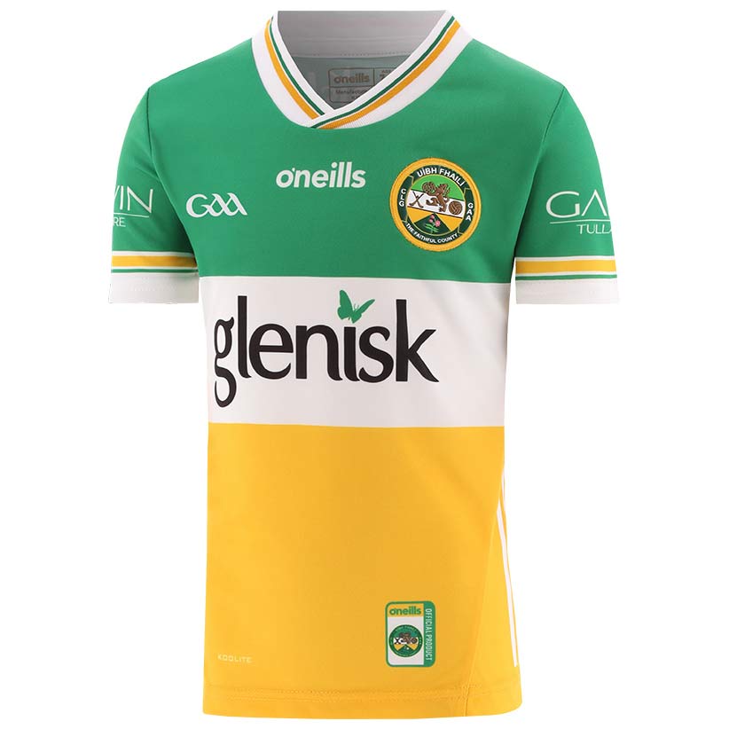 O'Neills Offaly 24 Home Kids Jersey Grn