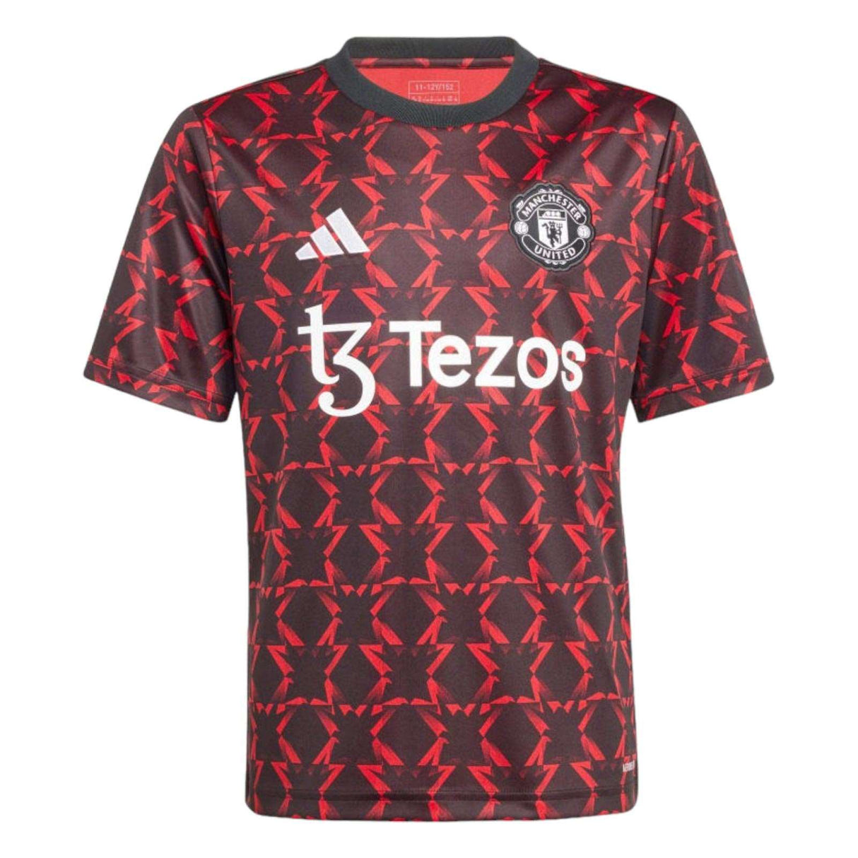 adidas Man Utd 24 Kids PM Jersey Black