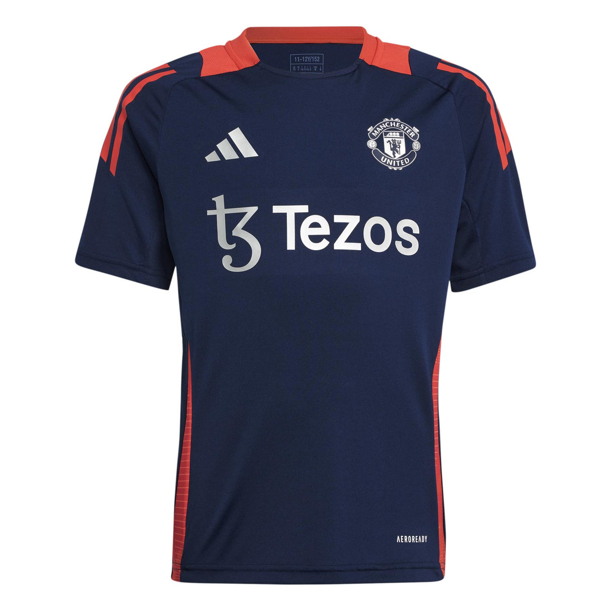 adidas Man Utd 24 Kids Train Jersey Navy