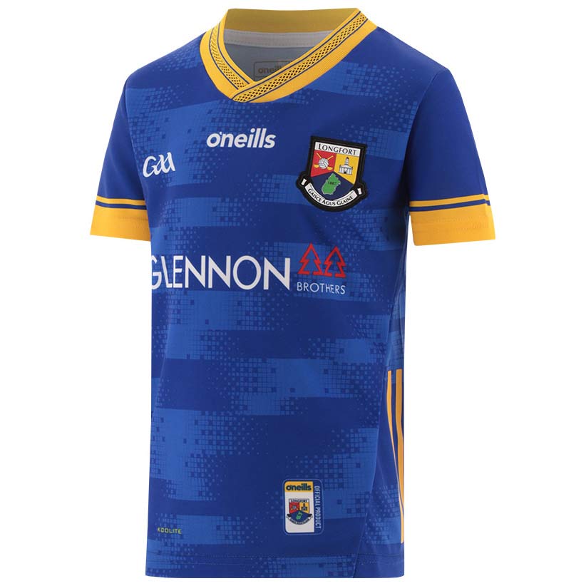 O'Neills Longford 24 Home Kids Jsy Blue