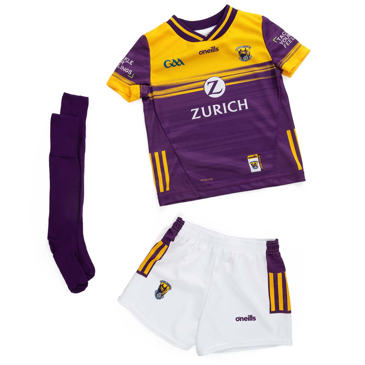 O'Neills Wexford 24 Home Kids Kit Purple