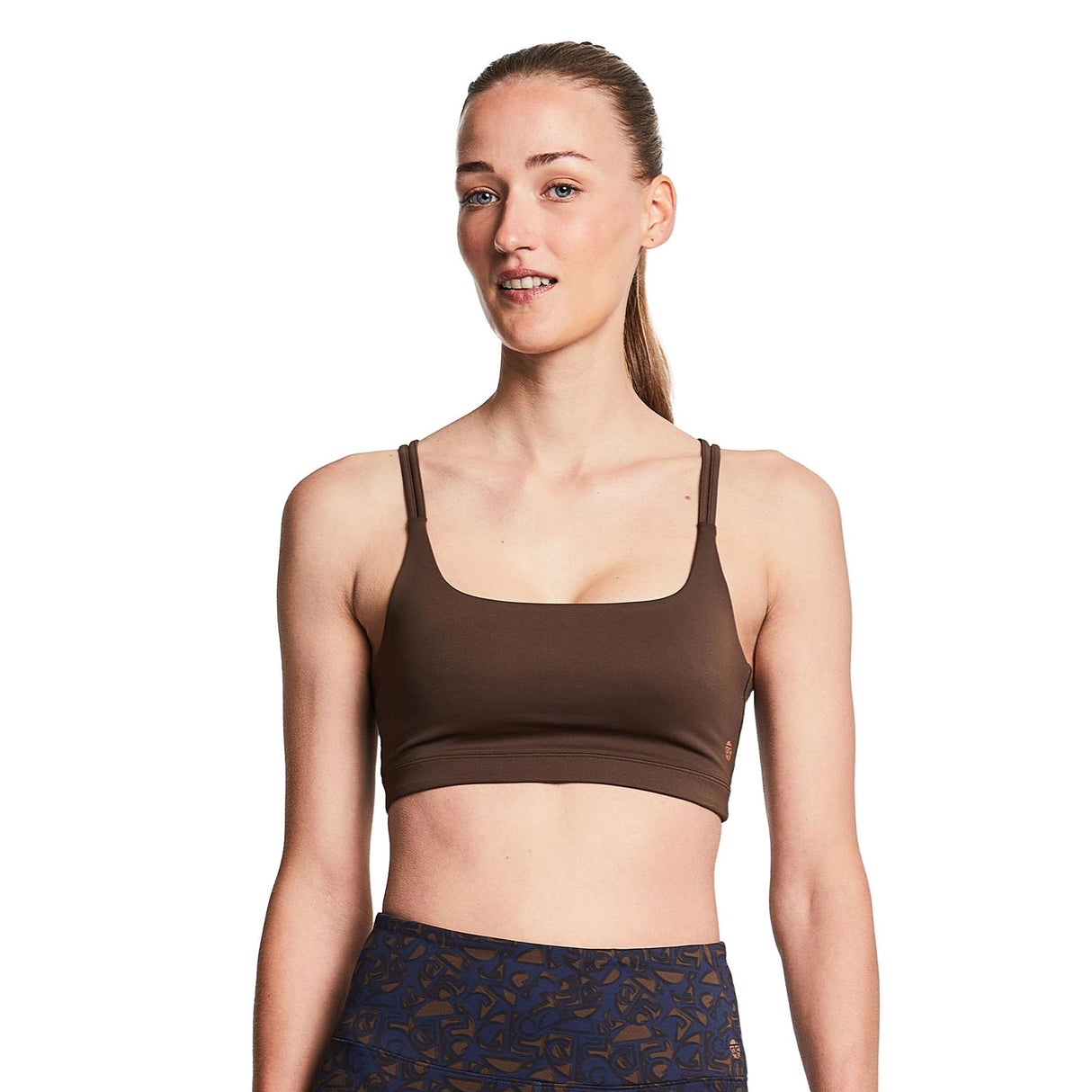 Bahe Dinamica Strappy Active Bra Brown
